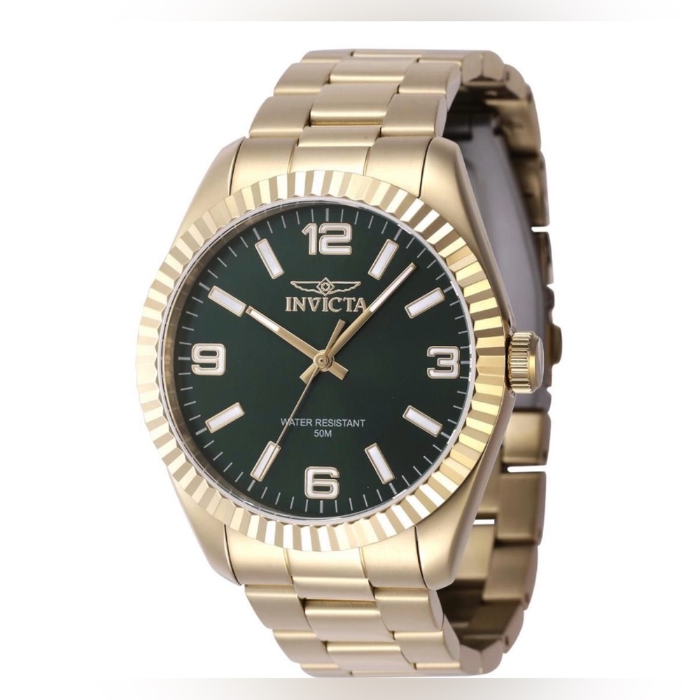 Brand new in box Invicta Specialty
Stratford Men's Watch - 43mm,
Gold (47459)